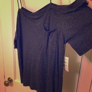 NWT Treasure & Bond cold shoulder crop tee